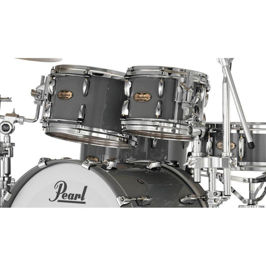 Pearl Masters Maple Pure 4pc Drum Set w/22x16BD w/L-Bracket R2 Mounts Putty Gray