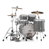 Pearl Masters Maple Pure 4pc Drum Set w/22x16BD w/L-Bracket R2 Mounts Putty Gray