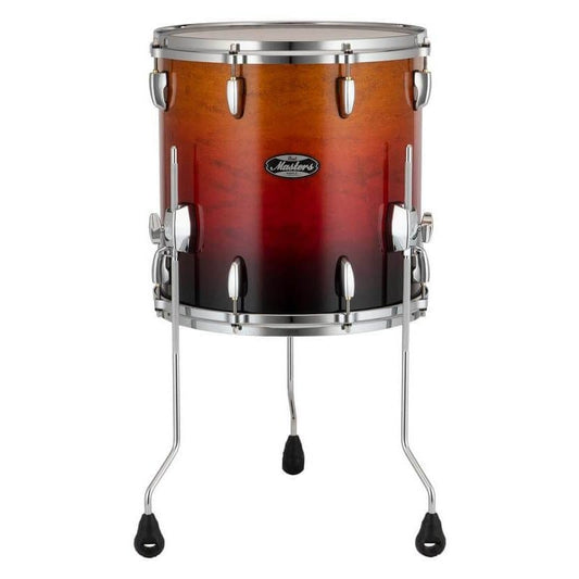 Pearl Masters Maple MM6 Floor Tom 14x14 Cherry Amber Fade