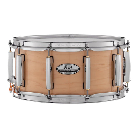 Pearl Professional Maple Snare Drum 14x6.5 Natural Maple