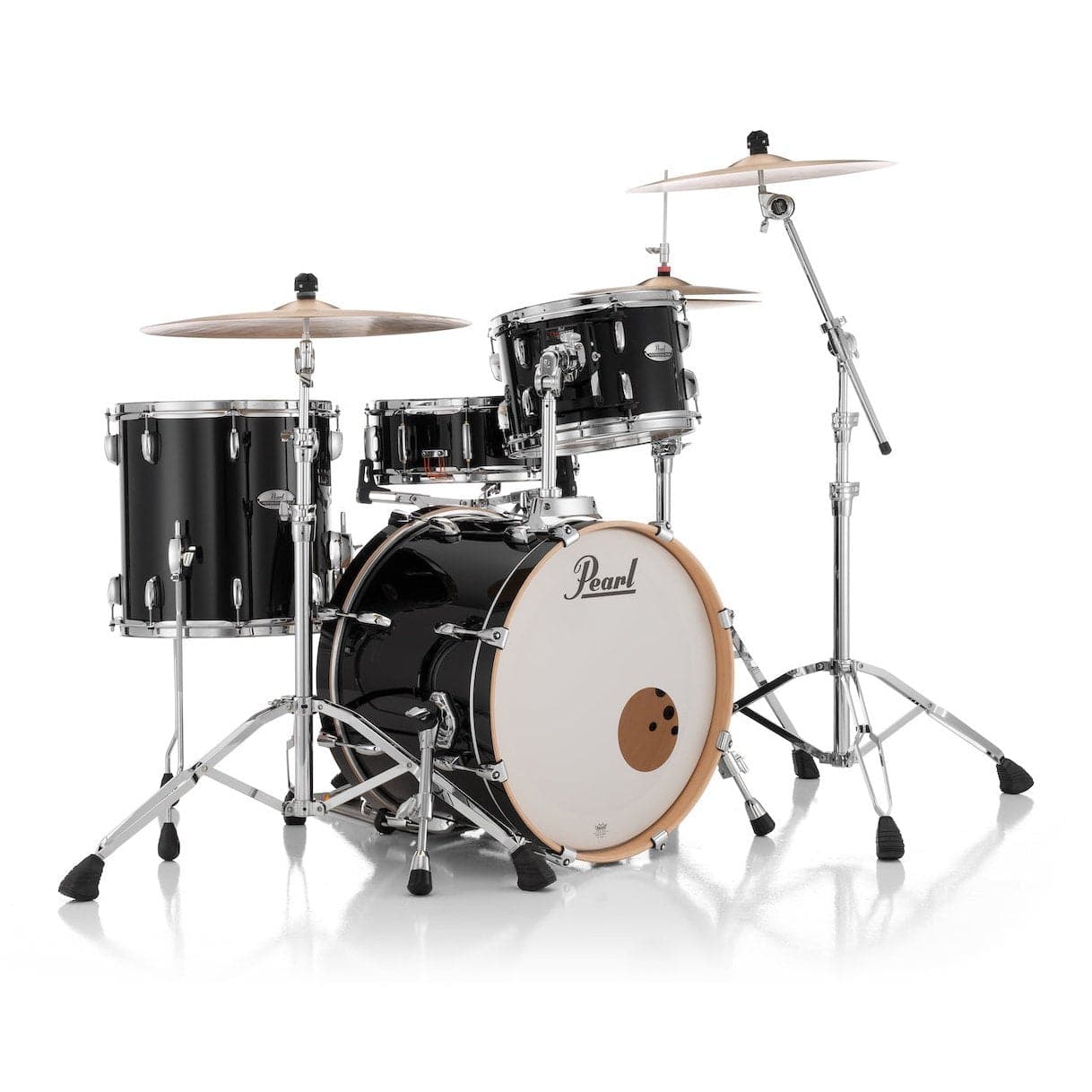 Pearl Professional Maple 3pc Drum Set 20/12/14 Piano Black