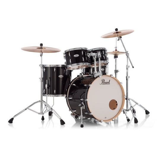 Pearl Professional Maple 4pc Drum Set 22/10/12/16 Piano Black