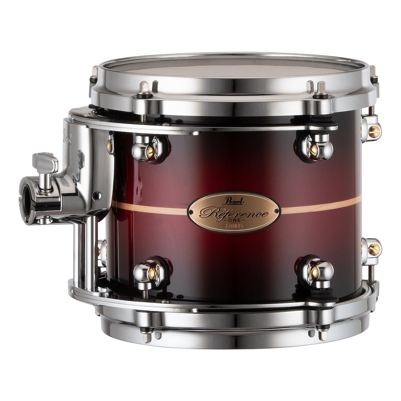 Pearl Reference One Tom 8x7 w/Standard R2 Mount Red Burst Stripe