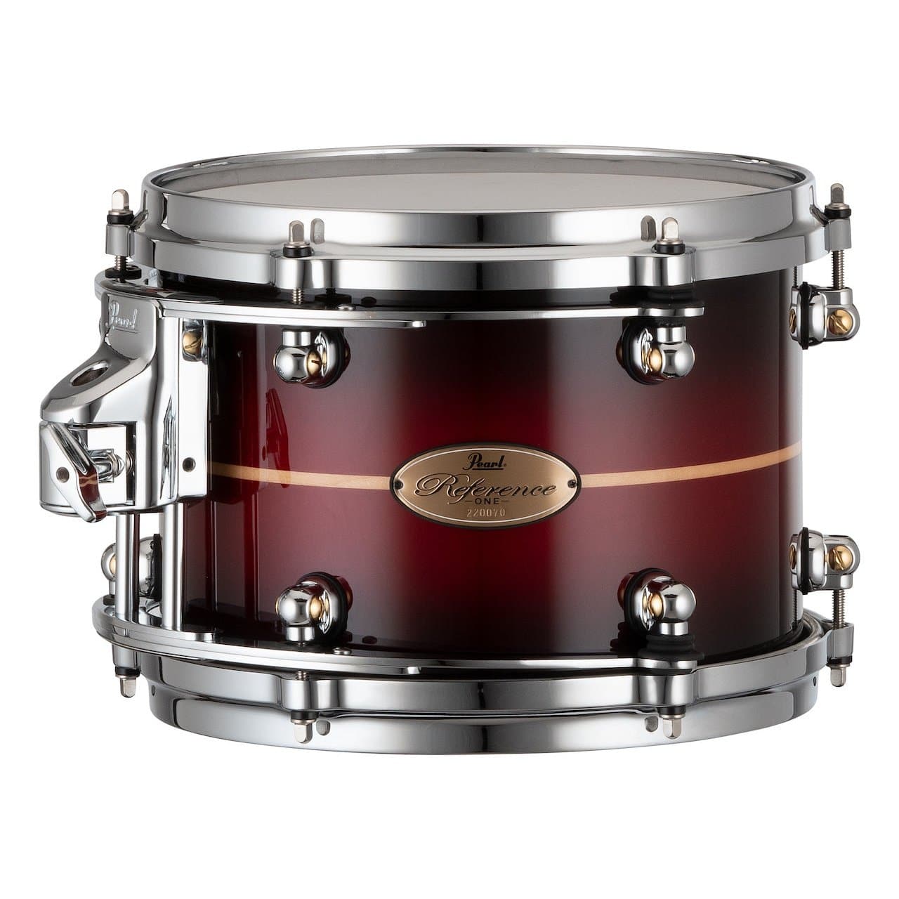 Pearl Reference One Tom 10x7 w/L-Bracket R2 Mount Red Burst Stripe