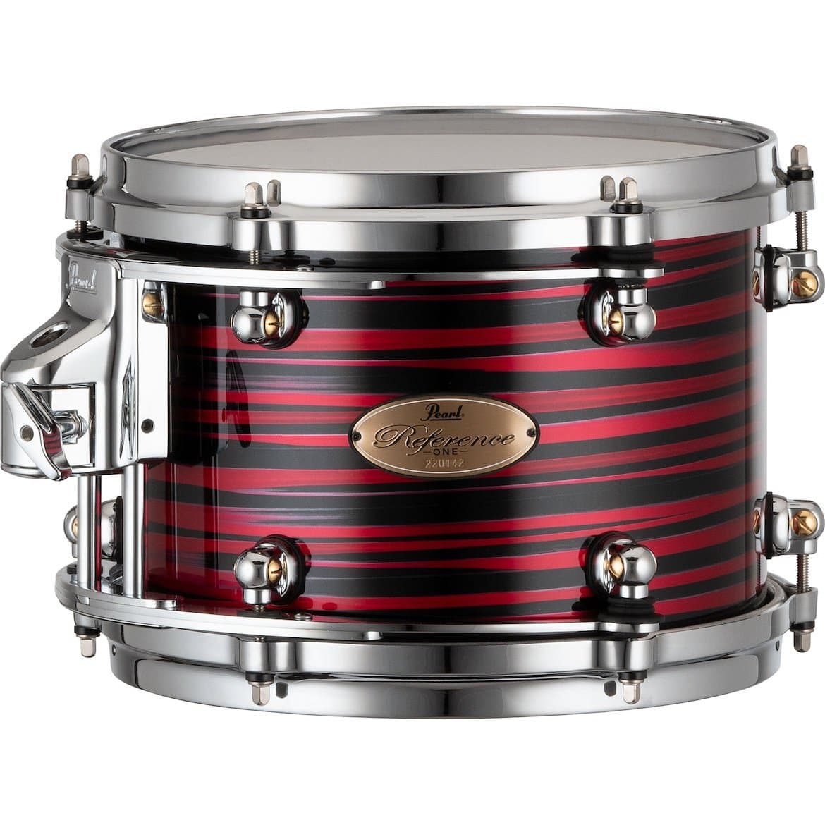 Pearl Reference One Tom 10x7 w/L-Bracket R2 Mount Red Oyster Swirl