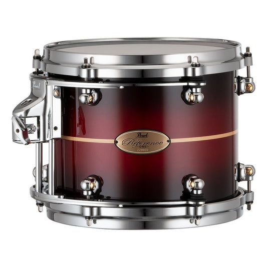 Pearl Reference One Tom 10x8 w/L-Bracket R2 Mount Red Burst Stripe