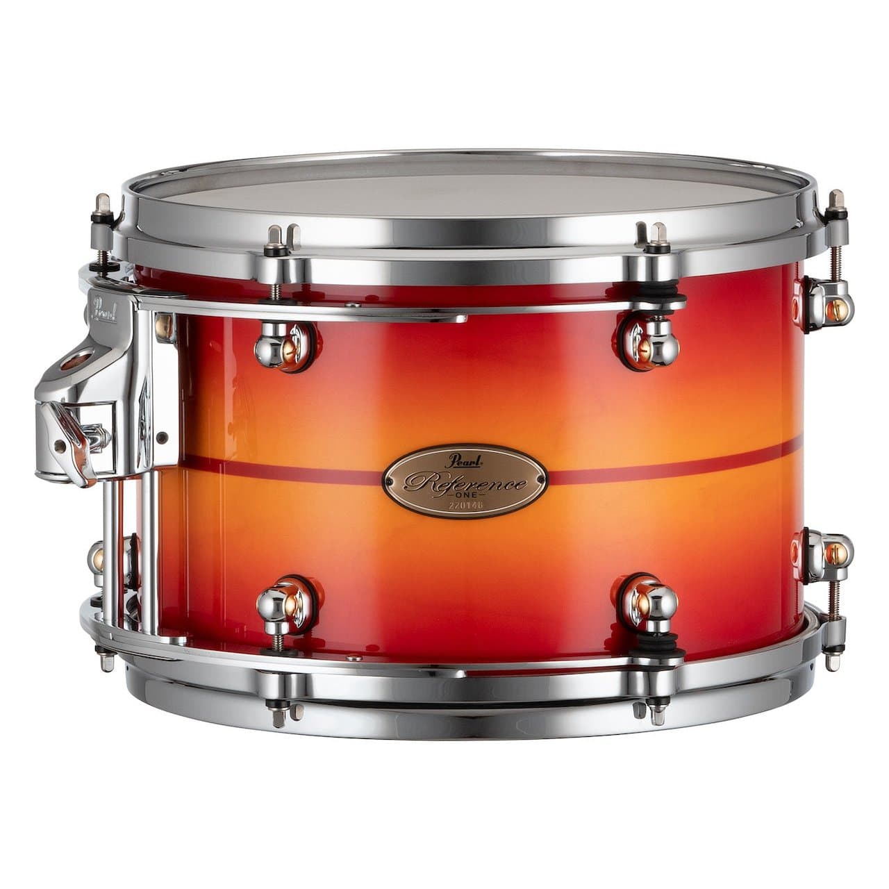 Pearl Reference One Tom 12x8 w/L-Bracket R2 Mount Sunburst Redstripe