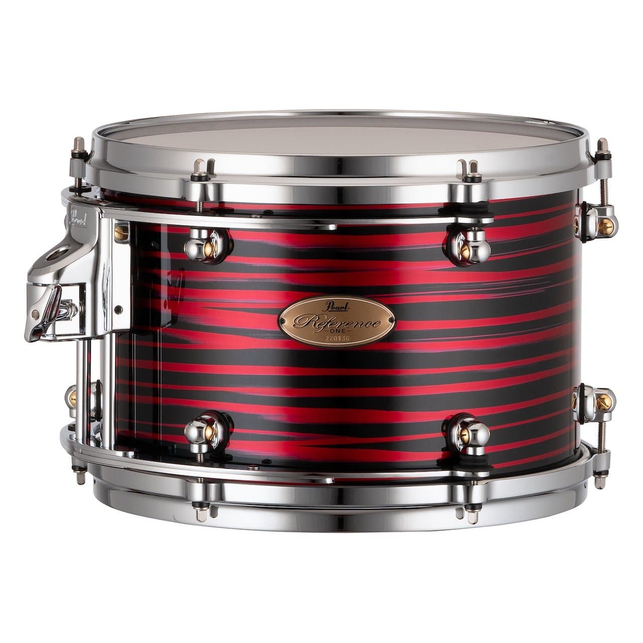 Pearl Reference One Tom 12x8 w/L-Bracket R2 Mount Red Oyster Swirl