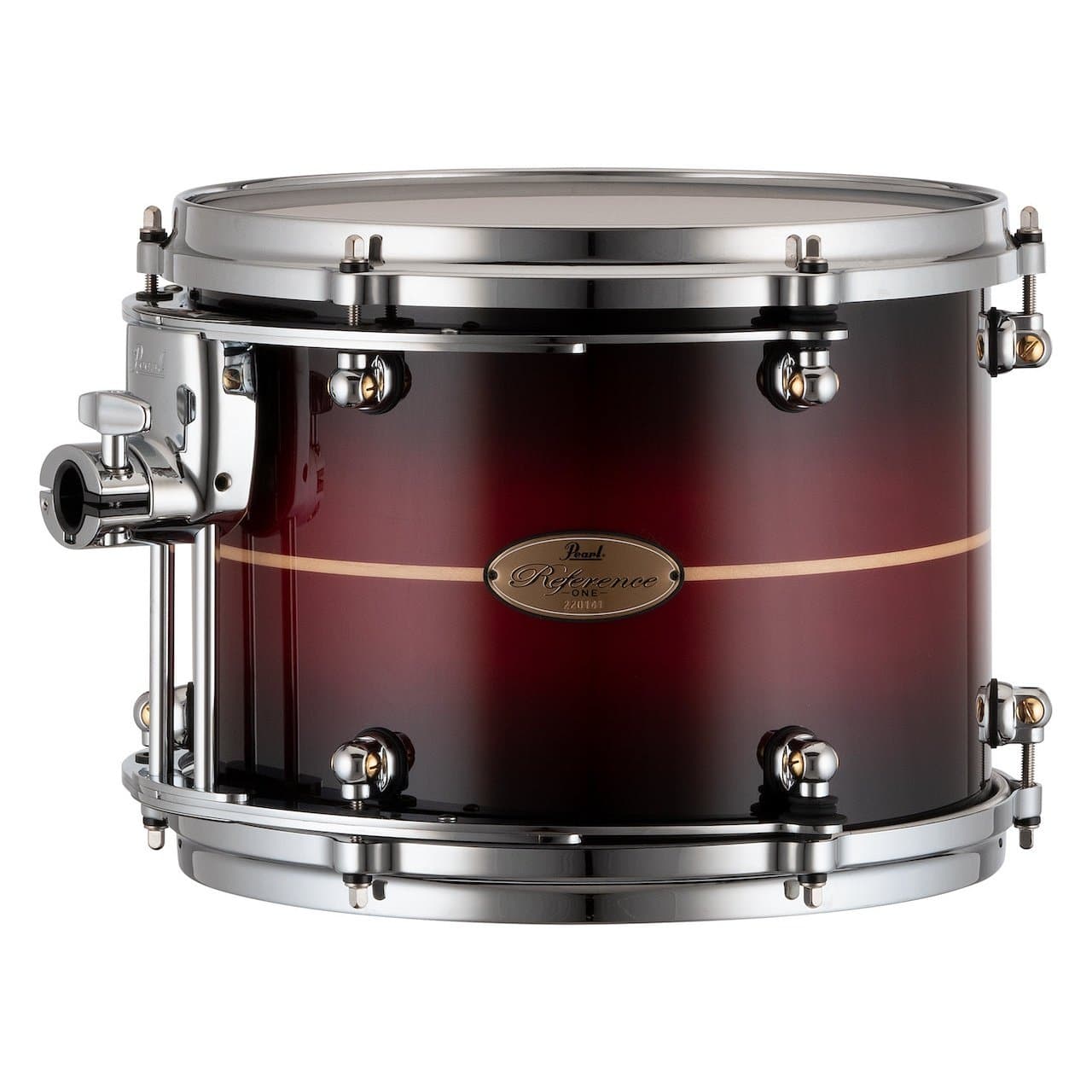 Pearl Reference One Tom 12x9 w/Standard R2 Mount Red Burst Stripe