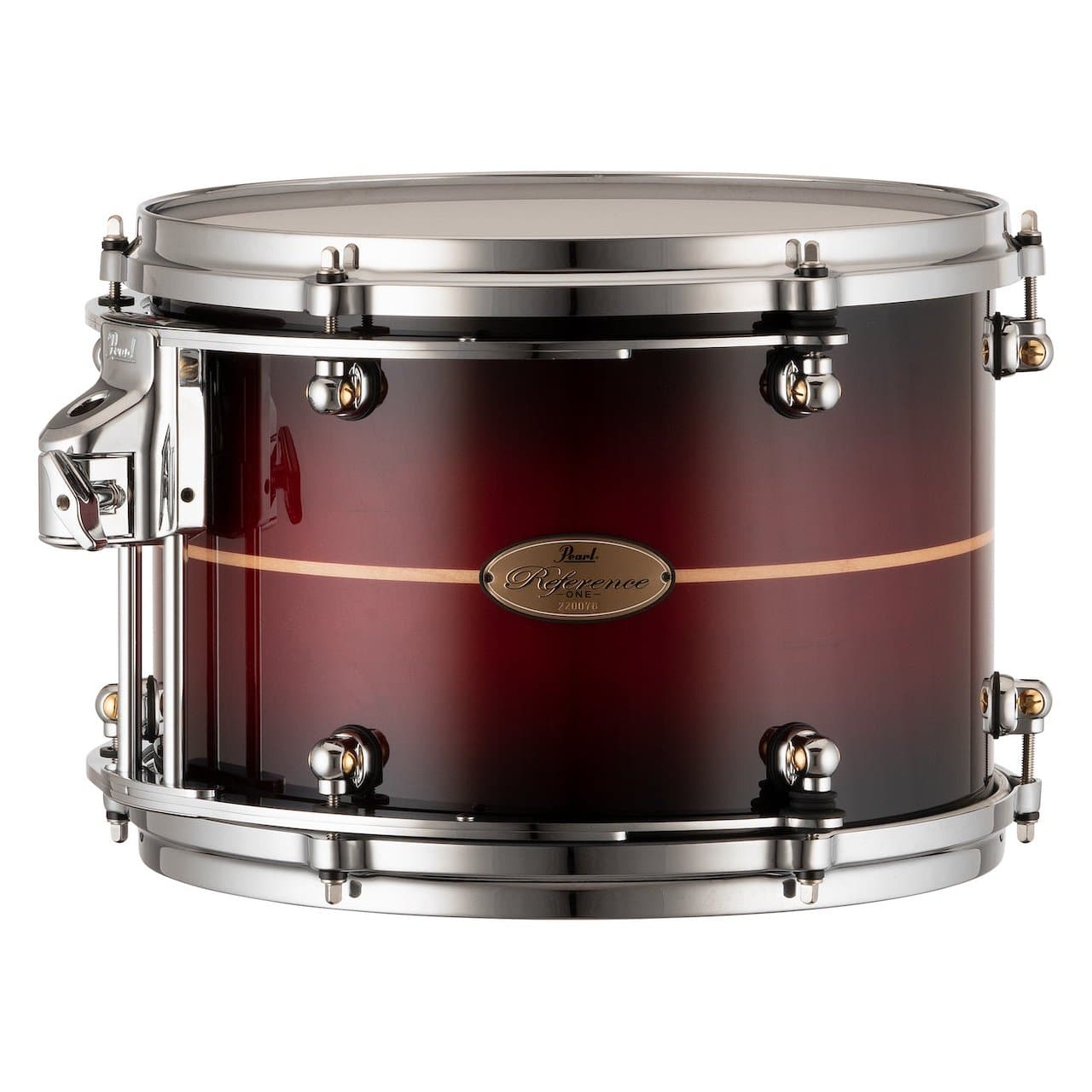Pearl Reference One Tom 13x9 w/L-Bracket R2 Mount Red Burst Stripe