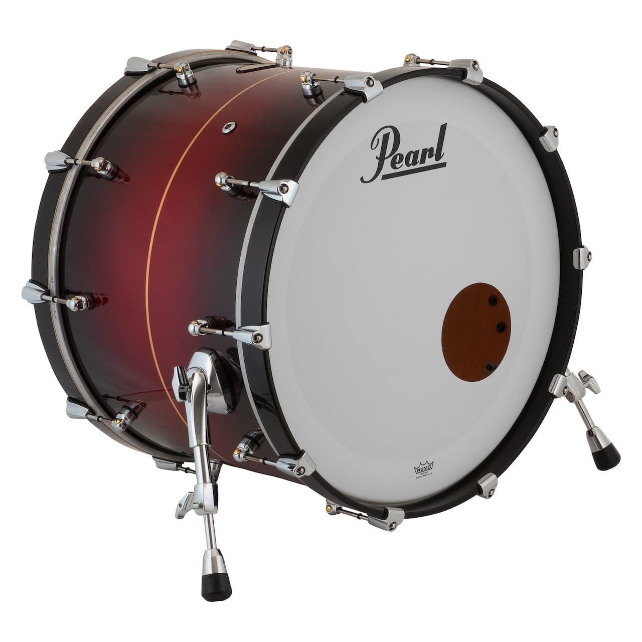 Pearl Reference One Bass Drum 22x16 (No Mount) Red Burst Stripe