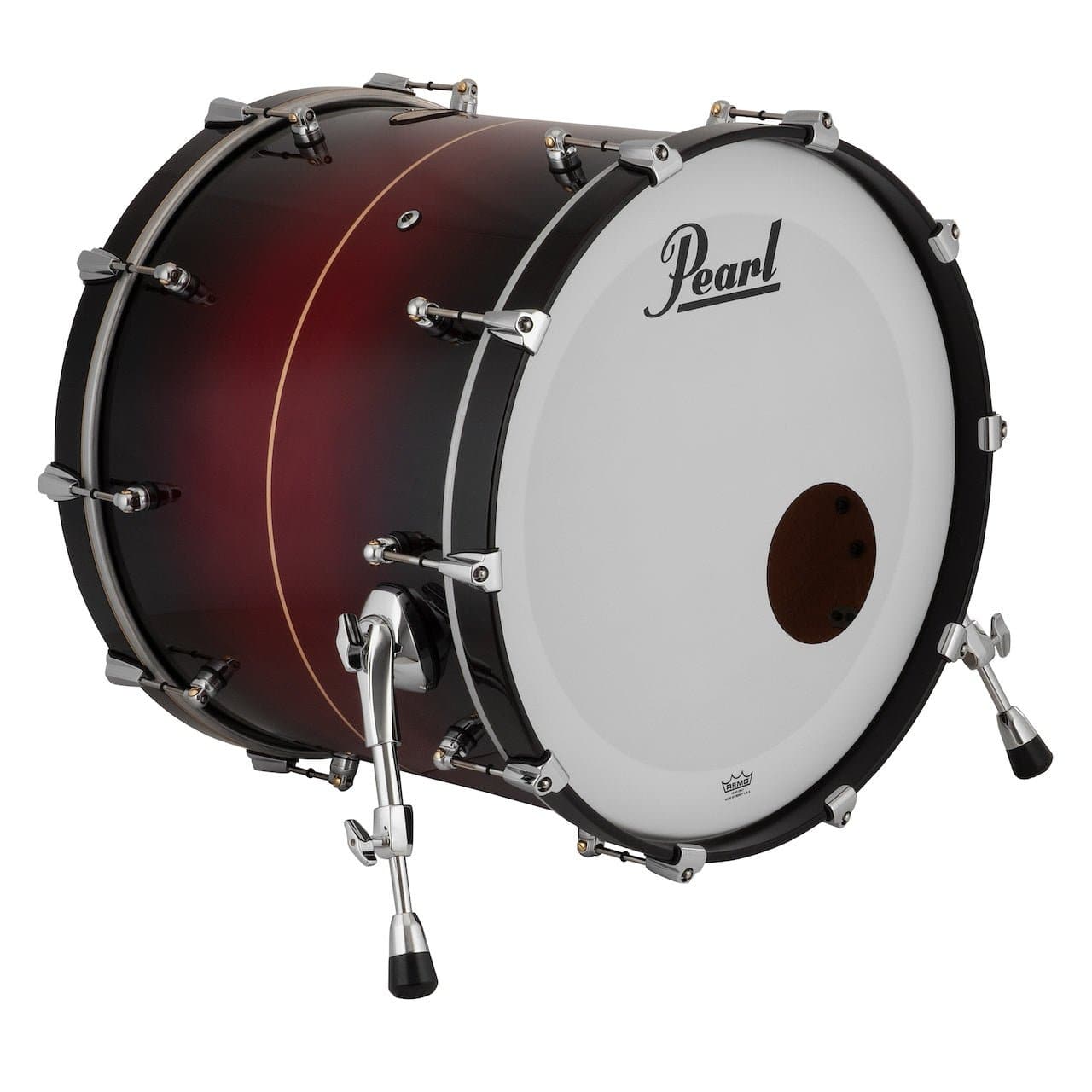Pearl Reference One Bass Drum 22x18 (No Mount) Red Burst Stripe