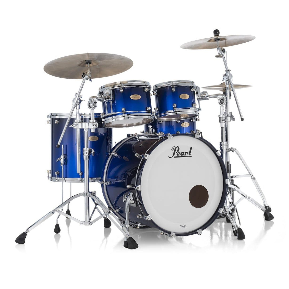 Pearl Reference One 4pc Drum Set w/22x18BD w/Standard R2 Mounts Kobalt Blue Fade Metallic