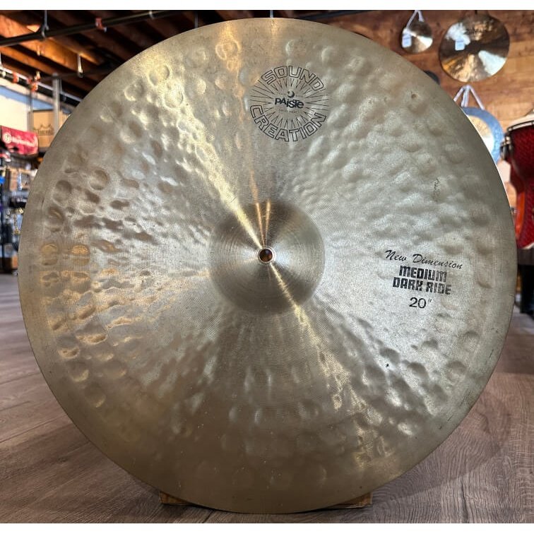 Used Paiste Sound Creation New Dimension Medium Dark Ride Cymbal 20"