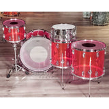 Ludwig Vistalite 5pc Zep Drum Set Pink