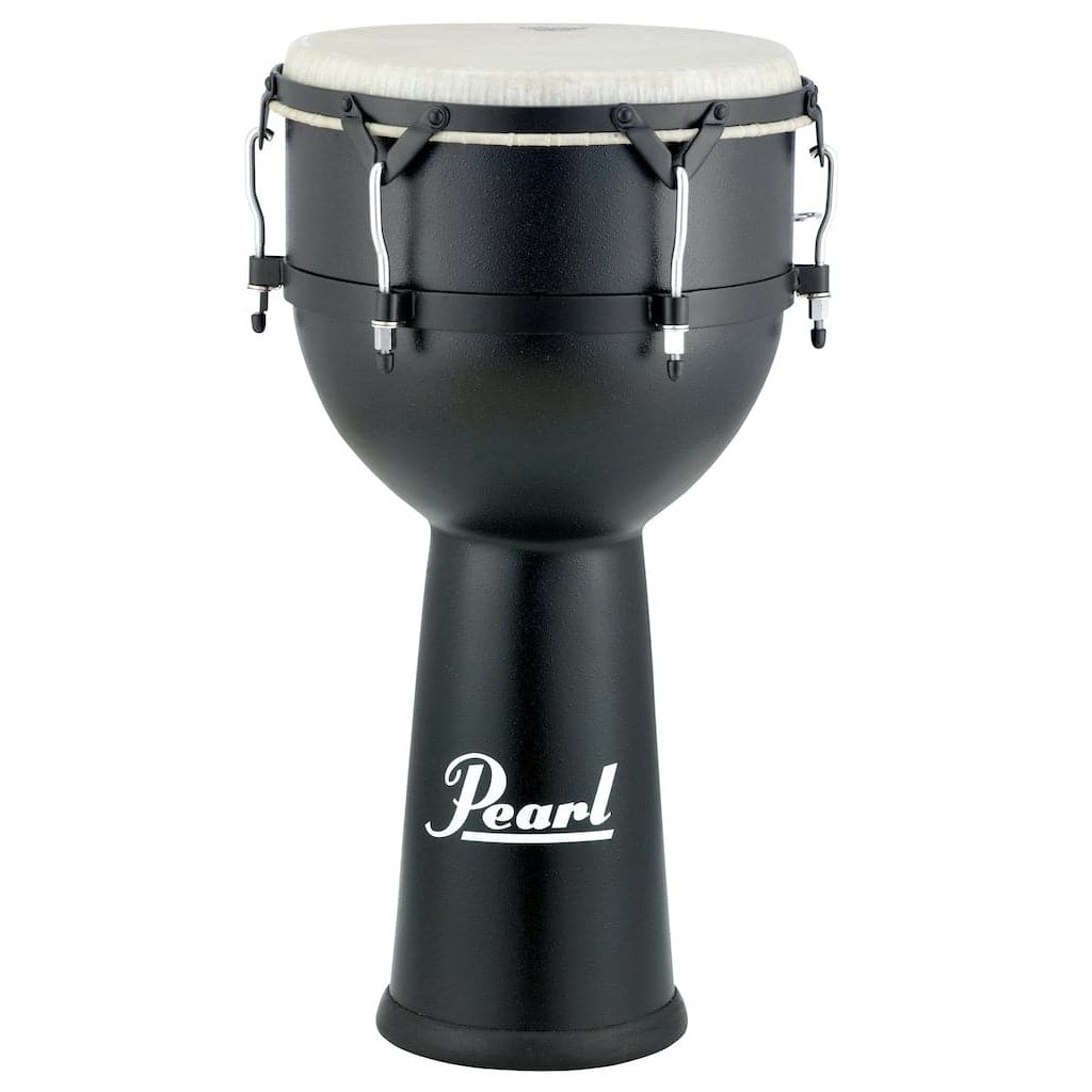 Pearl 14 Field Percussion Fiberglass Djembe - Textured Black