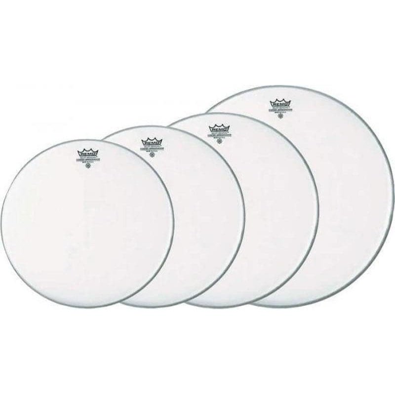 Remo Coated Ambassador Tom Pack 12,13,16 w/ Free 14" Snare Head!