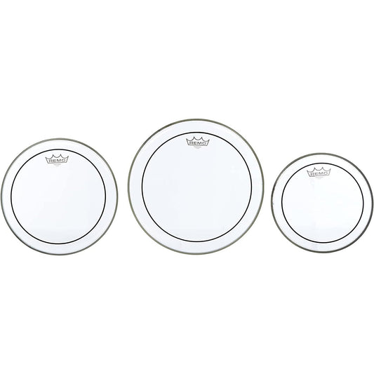 Remo Pinstripe Clear Drum Head Pack 10/12/14