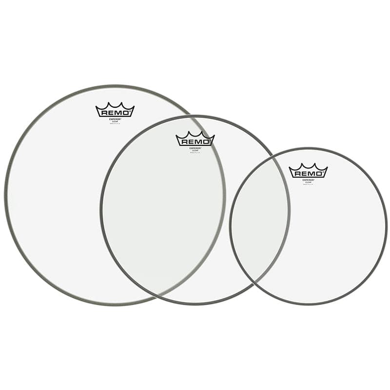 Remo Emperor Clear Tom Pack - 12,13,16