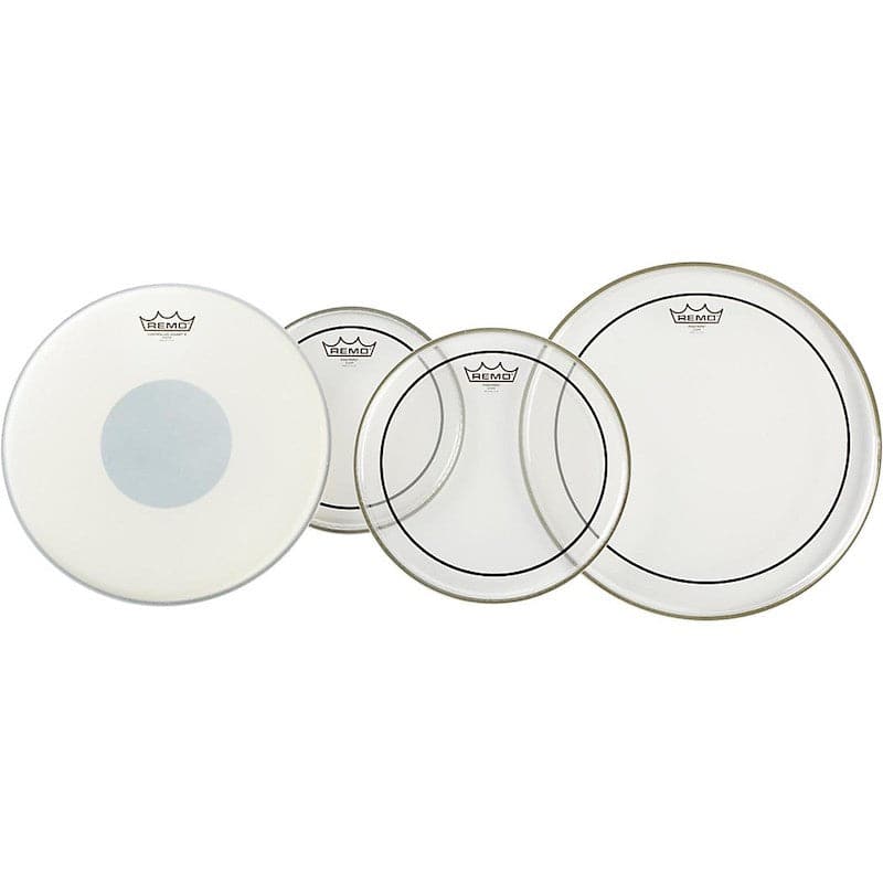 Remo Clear Pinstripe Pro Pack 10/12/16 with Free 14" CX Snare Head