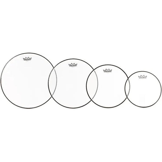 Remo Ambassador Drum Head Pack 10/12/14/16 Clear