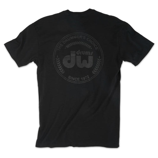 DW DC Foil Tee, Black/Black, Med