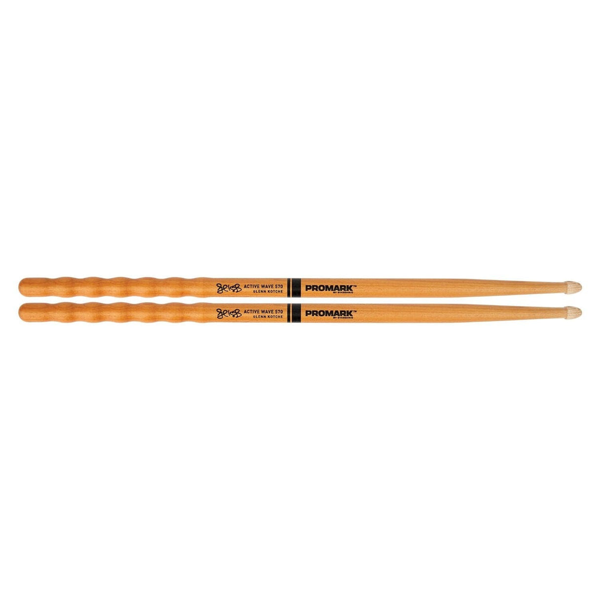 Promark Hickory Glenn Kotche ActiveWave 570 Wood Tip Drumstick