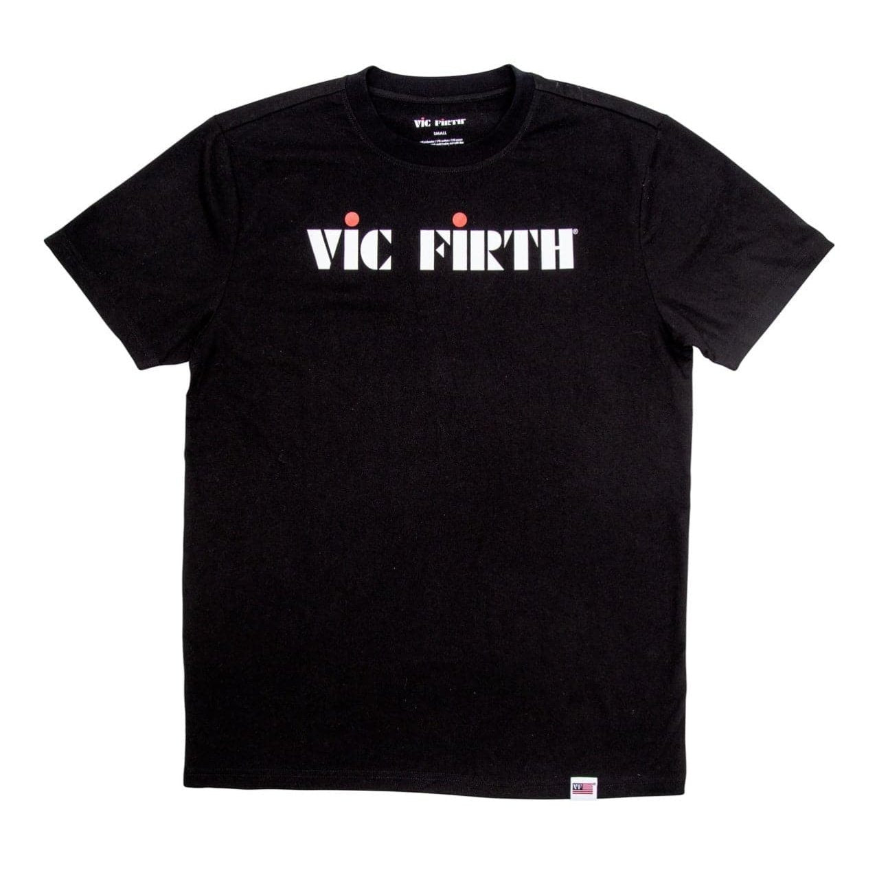 Vic Firth Black Logo Tee - Large