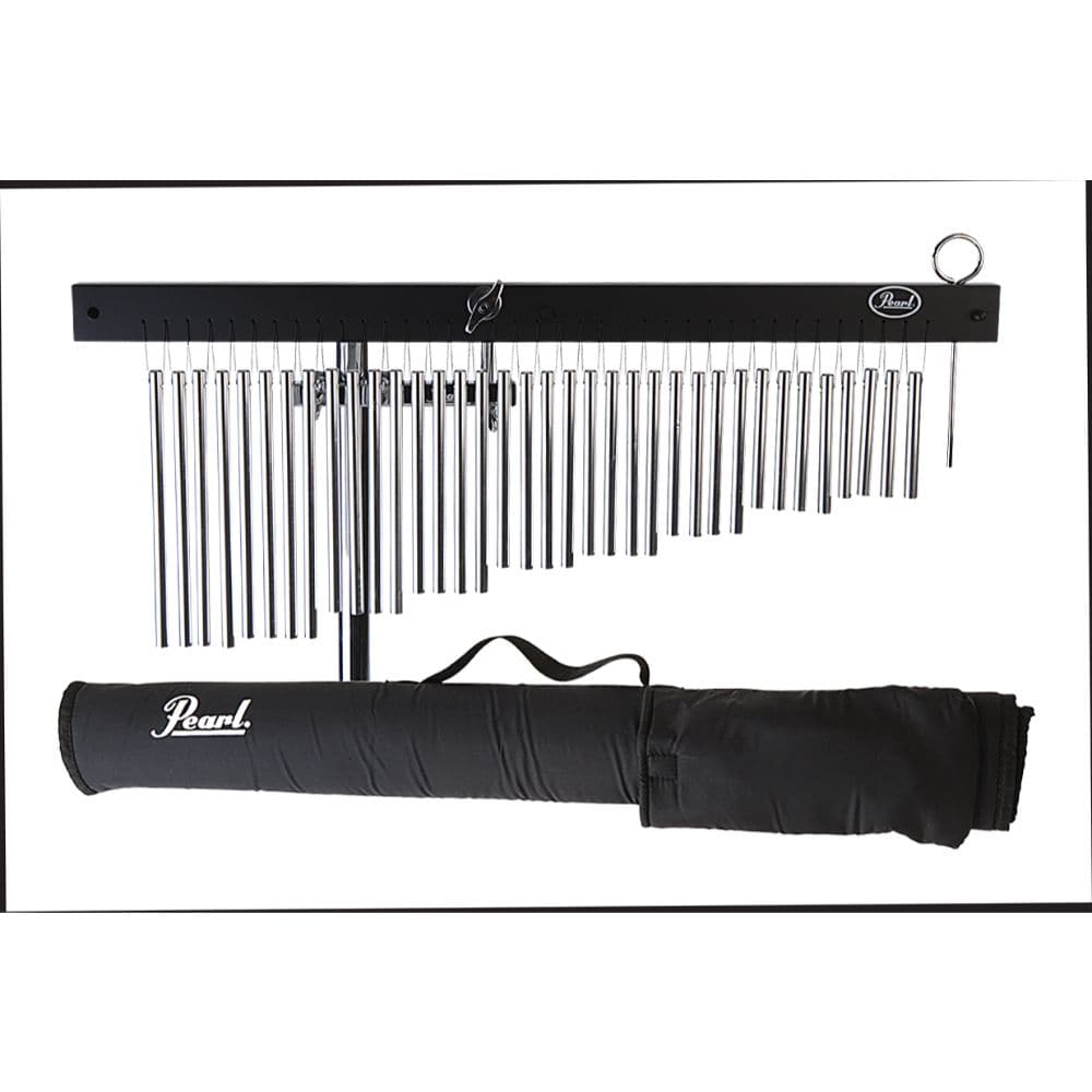 Pearl 36-bar Chromatic Windchimes w/Holder & Case