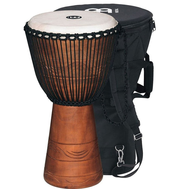 Meinl African Style Rope Tuned Djembe 13 Extra Large + Bag Water Series