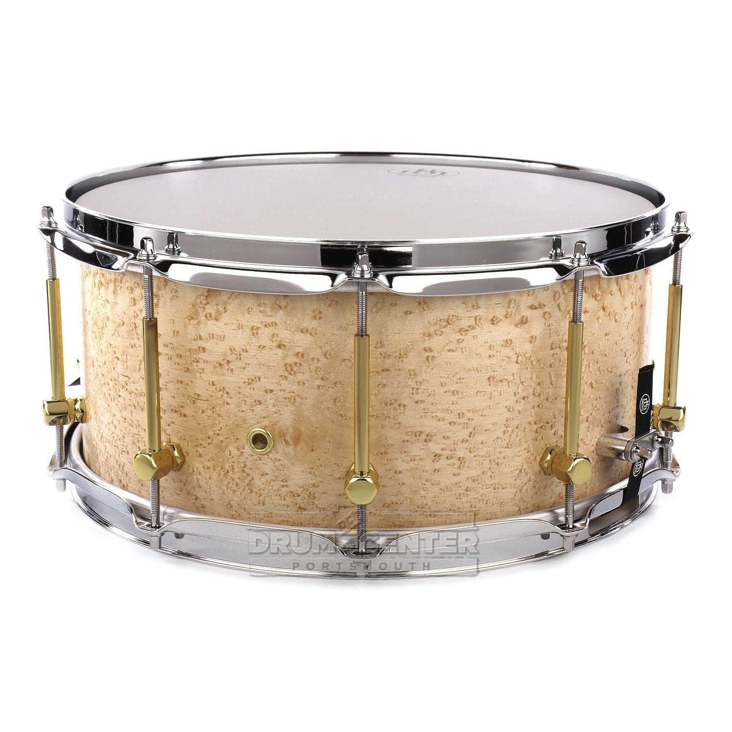 RBH Prestige Solid Birdseye Maple Snare Drum 14x6.5 w/Brass Lugs + FREE Case
