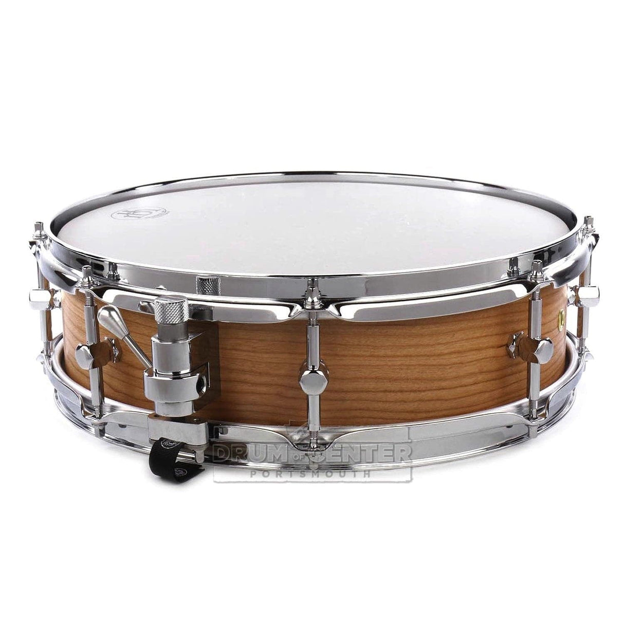 RBH Prestige Solid Cherry Snare Drum 14x4 w/Walnut Rings + FREE Case