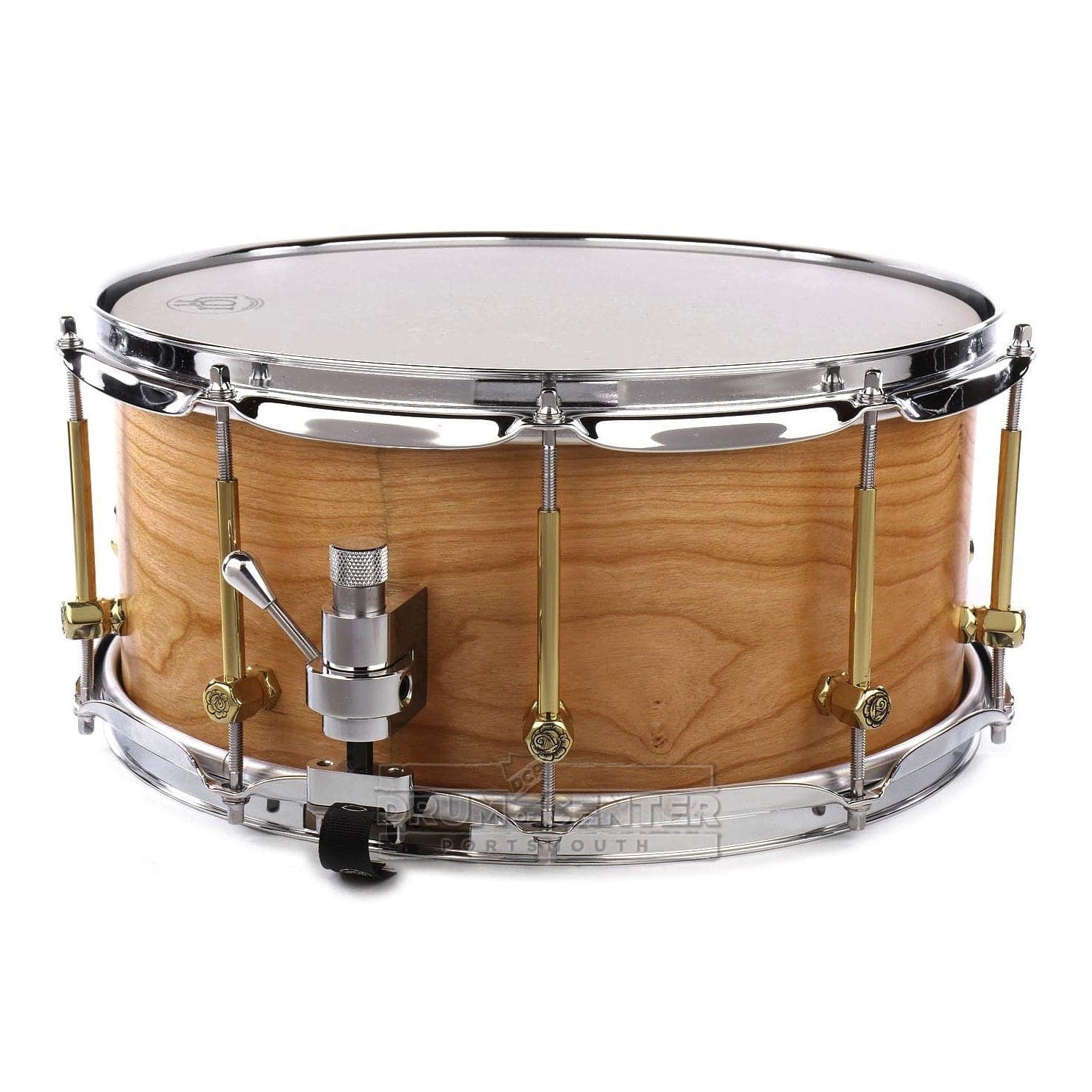 RBH Prestige Solid Cherry Snare Drum 14x6.5 w/ Engraved Lugs + FREE Case