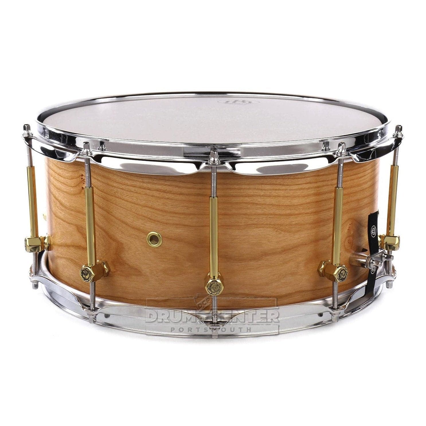 RBH Prestige Solid Cherry Snare Drum 14x6.5 w/ Engraved Lugs + FREE Case