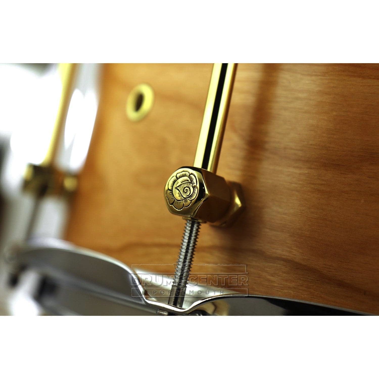 RBH Prestige Solid Cherry Snare Drum 14x6.5 w/ Engraved Lugs + FREE Case
