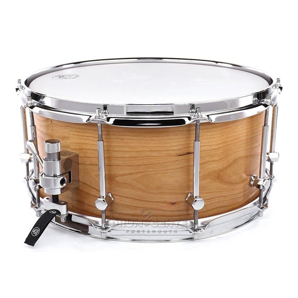 RBH Prestige Solid Cherry Snare Drum 14x6.5 w/ Maple Rings
