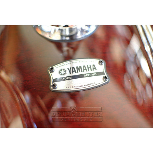 Yamaha Recording Custom 3pc Rock Drum Set Classic Walnut