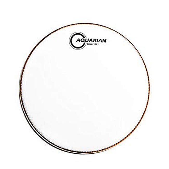 Aquarian Ice White Reflector Superkick Bass Drumhead 22"