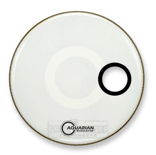 Aquarian Regulator Bass Drumhead 28 White