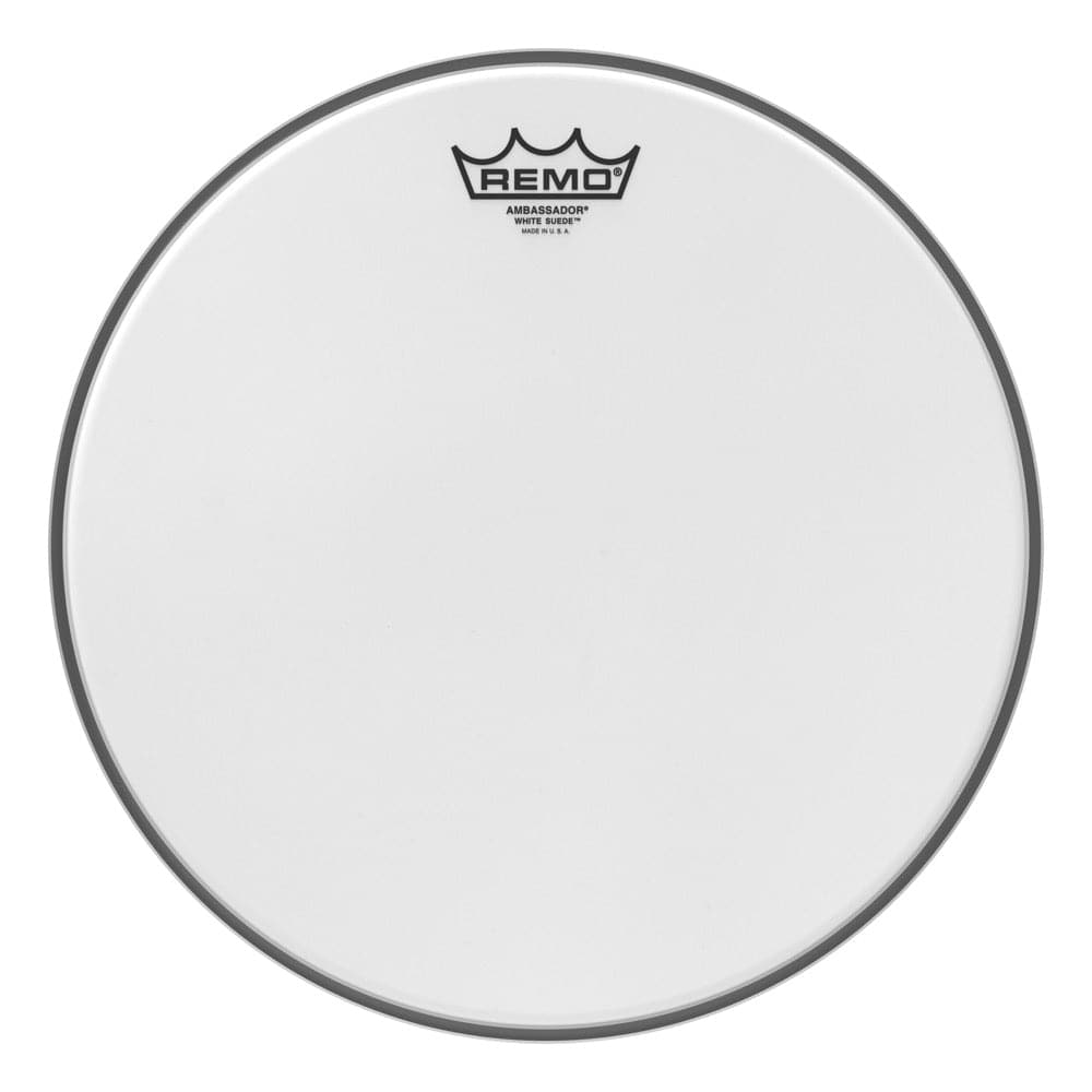 Remo White Suede Ambassador 13 Inch Drum Head