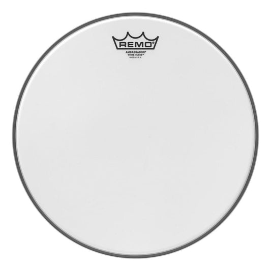 Remo White Suede Ambassador 13 Inch Drum Head