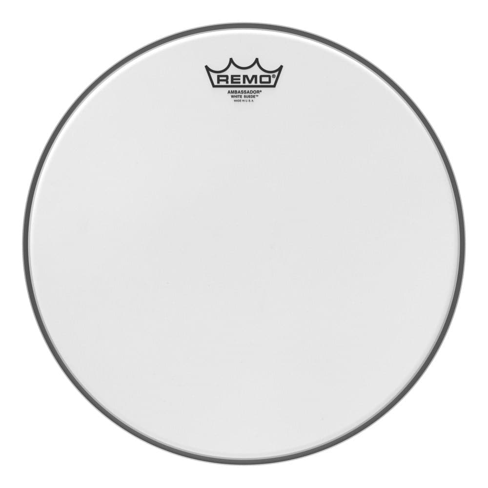 Remo White Suede Ambassador 14 Inch Drum Head