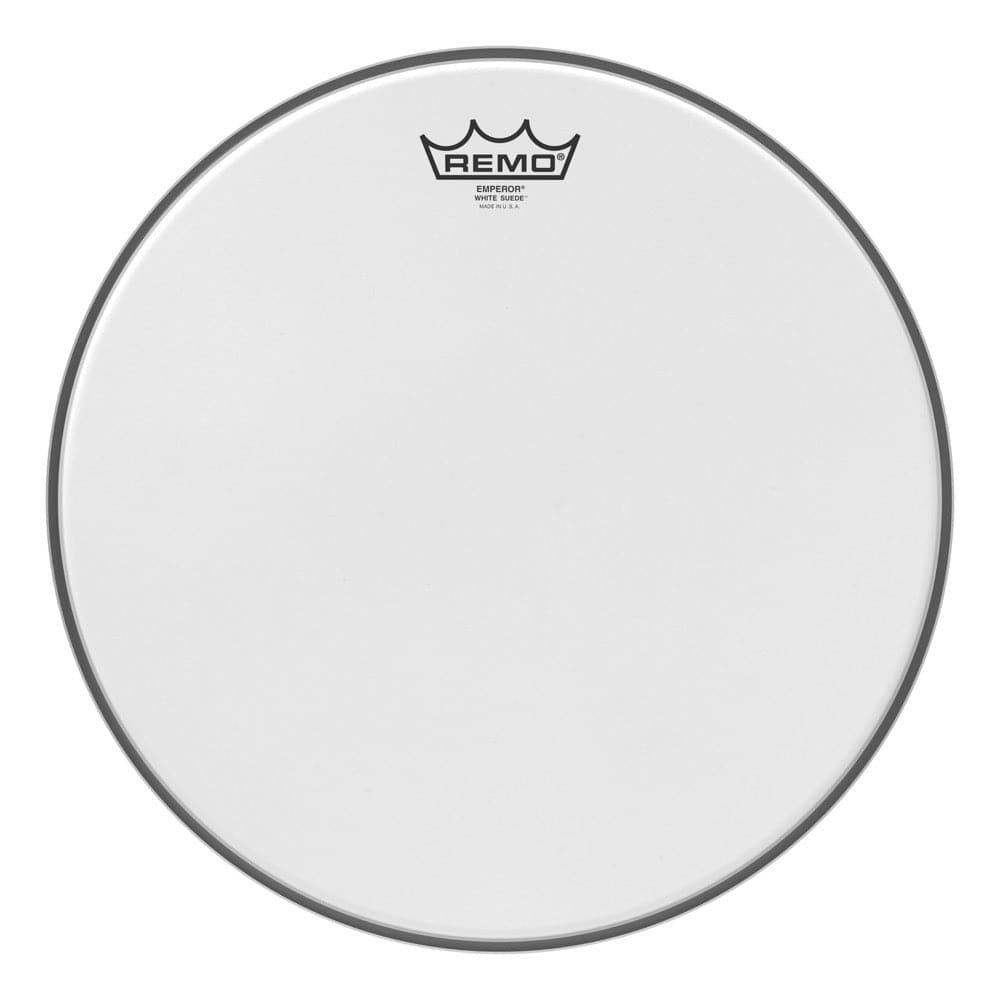 Remo White Suede Emperor 14 Inch Drum Head