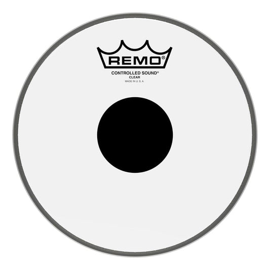 Remo Clear Controlled Sound 8 Inch Drum Head w/Black Dot On Top
