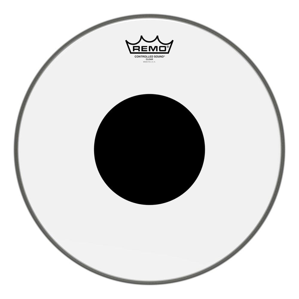 Remo Clear Controlled Sound 14 Inch Drum Head w/Black Dot On Top