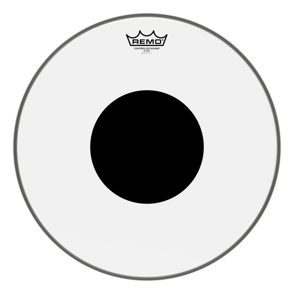 Remo Clear Controlled Sound 16 Inch Drum Head w/Black Dot On Top