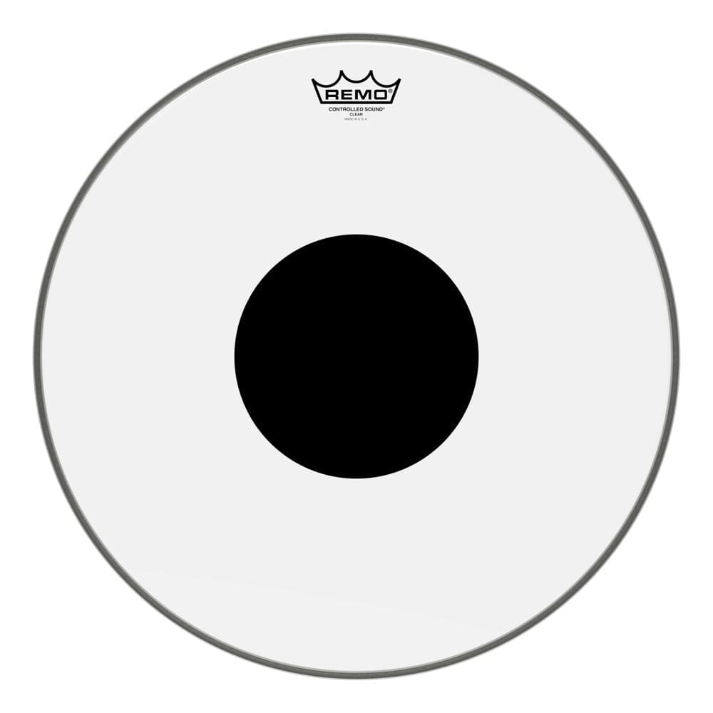 Remo Clear Controlled Sound 18 Inch Drum Head w/ Black Dot On Top