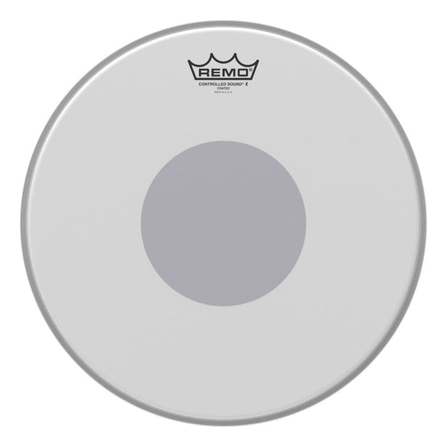 Remo Coated Controlled Sound X 14 Inch Drum Head w/Black Dot On Bottom