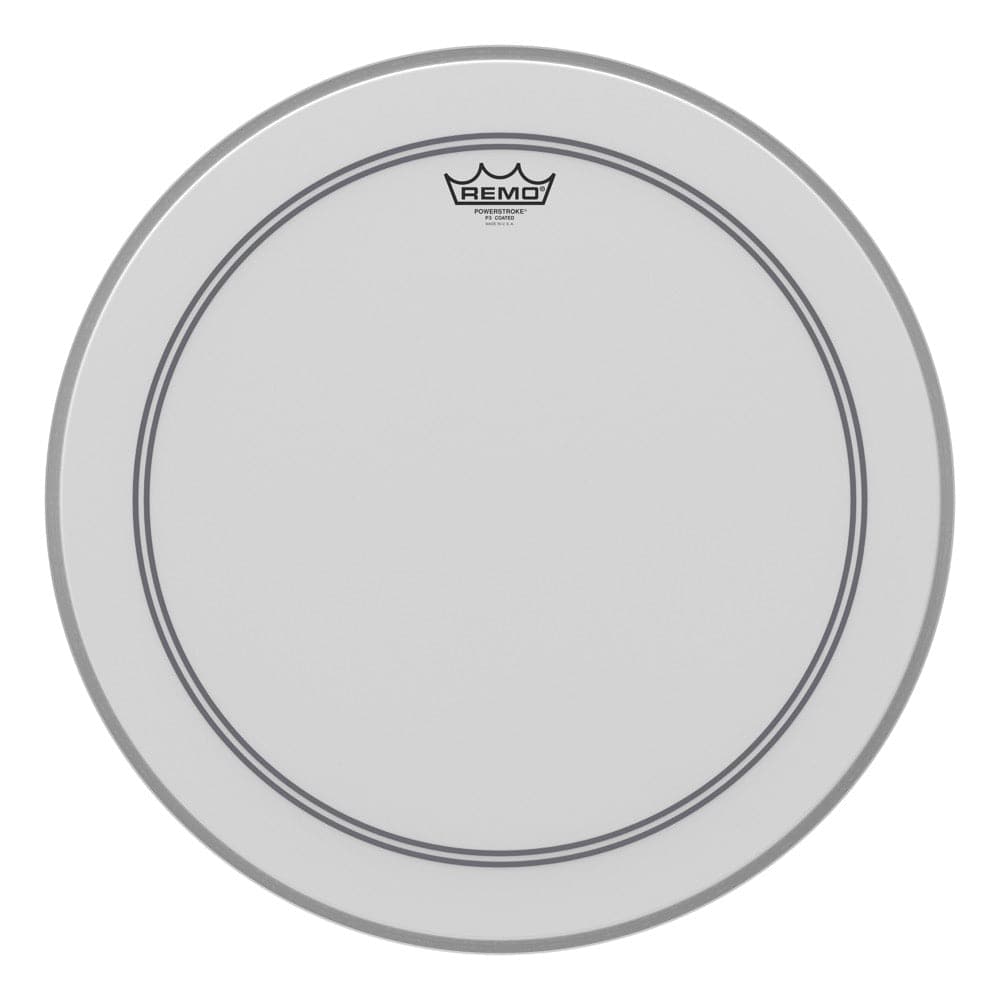 Remo Coated Powerstroke P3 20 Inch Drum Head w/2.5 Impact Patch