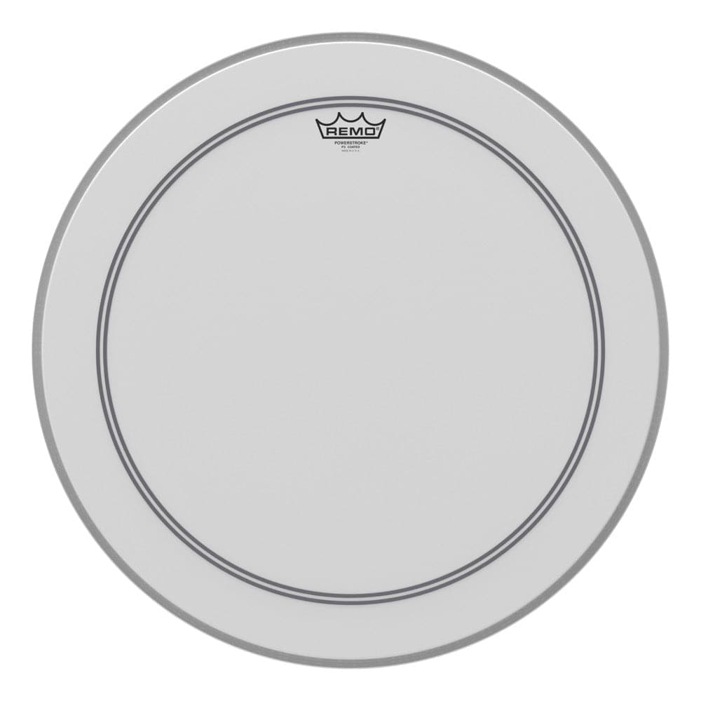 Remo Coated Powerstroke P3 22 Inch Drum Head w/2.5 Impact Patch